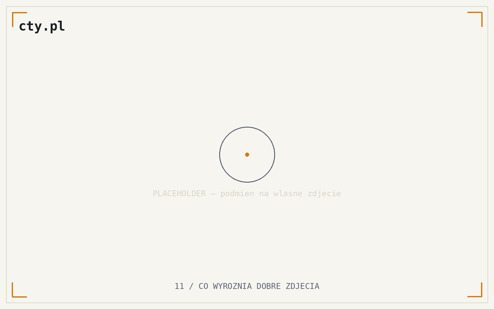 Przemyślany kadr kontra przypadkowe ujęcie