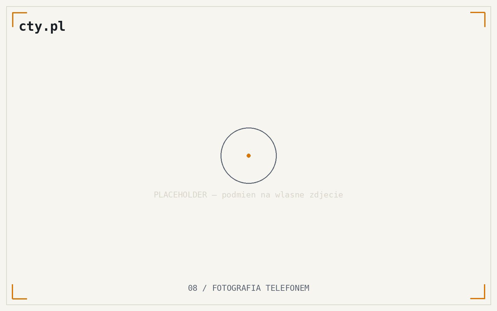 Tryb Pro w aplikacji aparatu telefonu